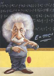 Albert Einstein (klik voor een grotere versie)