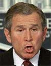 statesman, orator and most powerful man in the world: George W Bush